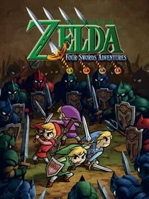 Cover of the game The Legend of Zelda: Four Swords Adventures